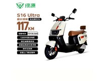 绿源黄色电动摩托车,京东到手价3478元
