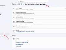 微软Win11默认启用广告标识符,用户可手动关闭定向追踪