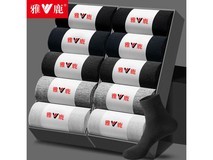 雅鹿男士中筒袜6双,京东换购低至5.9元