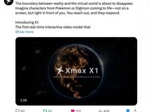 打破次元,Xmax AI发布首个虚实融合实时交互视频模型