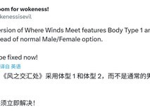 燕云十六声海外上线引争议:中性角色设计惹议