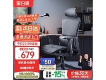 黑白调P2 Pro人体工学椅E1到手636元