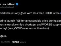 PS6将推双机型:家用版内存不低于30GB,便携版定为24GB
