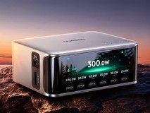 绿联发布300W八口屏显充电站,支持PD3.1/OTA升级,售价799元