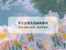 2026男士去黑头洗面奶推荐:28天实测10款,控油+温和去角质,告别草莓鼻