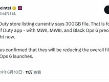 《COD》总体积310GB,动视承诺后续优化减小