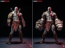 Neotoys推非授权奎托斯战神手办,1/12比例配可动链刃与硅胶可动结构