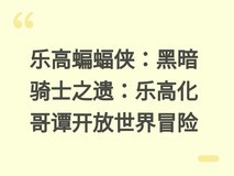 乐高蝙蝠侠:黑暗骑士之遗:乐高化哥谭开放世界冒险