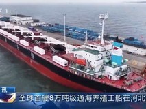 全球首艘8万吨级养殖工船交付