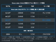 英特尔Nova Lake-S系列2026年发布:52核+288MB缓存,PL2功耗高达474W
