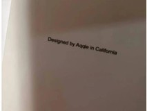 iPad Air 7说明书现Aqqle拼写错误,消费者疑为非原装配件