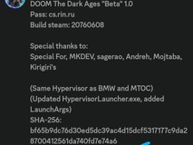 0xZe0n突破毁灭战士:黑暗时代D加密并发布Beta 1.0工具