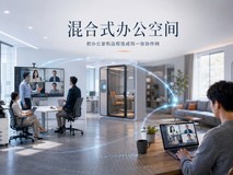 混合办公怎么协作?理光混合式办公空间把办公室和远程连成同一张协作网