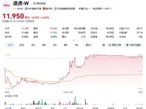途虎-W中期业绩亮眼叠加机构密集看涨,股价创阶段新高