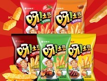 好丽友40g6包黄油番茄味薯条薯片7.5元