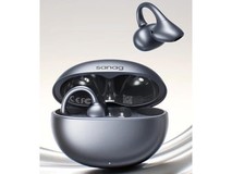 塞那星岩黑耳夹式降噪耳机