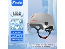 蓝极星星空灰电动车头盔35.2元