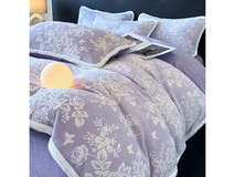 京东热卖加厚花雕牛奶绒四件套低至129元