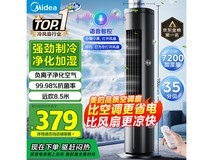美的智能语音塔扇ACA10TJR，现价295元！