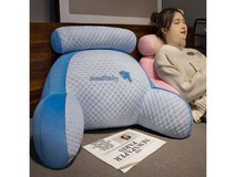 星寇鲸鱼造型夏凉3D冰豆豆靠垫低至18.9元