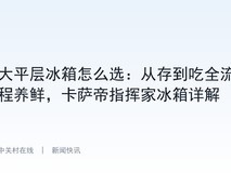 大平层冰箱怎么选:从存到吃全流程养鲜,卡萨帝指挥家冰箱详解