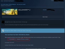 地狱潜者2超2小时退款引热议