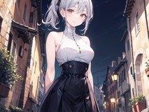 AI少女绘:超短裙黑丝尽显魅惑身材