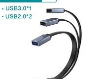 毕亚兹USB扩展器一分二3.0