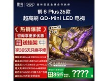 雷鸟75鹤6 Plus电视3520元