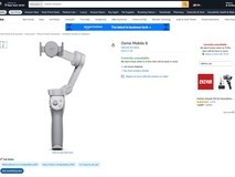 大疆Osmo Mobile 8现身亚马逊:149美元或搭载LiDAR技术
