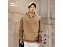 鸿星尔克L码臻卡其色卫衣低至29元