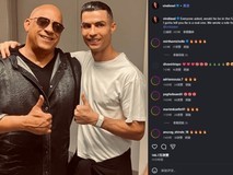 范·迪塞尔晒与C罗旧照 暗示加盟速激11终章