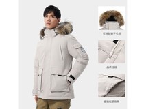 骆驼极寒派克羽绒服5折