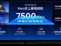 iQOO Neo11续航大升级大容量、快充电、更安全