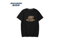 斯凯奇碳黑针织T恤5折仅50元!