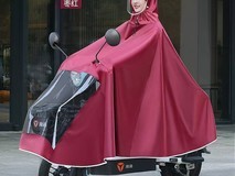盛束防暴雨电动车雨披,到手仅8.22元