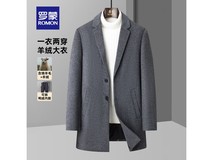 罗蒙羊绒大衣限时抢109