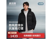 波司登2025新款90绒羽绒服低至1129元