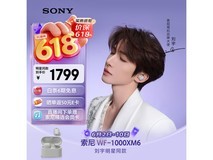 索尼WF - 1000XM6铂金银耳机直降近400元