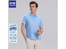 罗蒙男士冰丝T恤京东5折仅44.5元