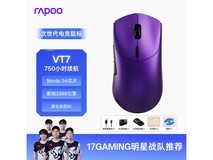 雷柏VT7二代魅影紫鼠标低至170元