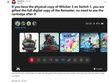 巫师3:狂猎重制版登陆Switch 2,持原版卡带可免费领取数字版
