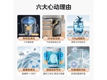 美的12公斤波轮洗衣机,到手仅657元