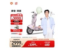 雅迪摩登莱茵电动车京东促销,到手2899元