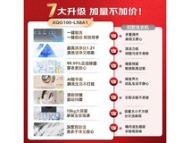 海尔小红花XQG100-L58A1洗衣机直降196元