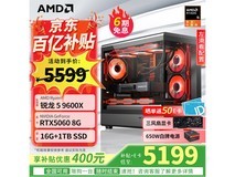 AMD锐龙R5 9600X配RTX5060主机