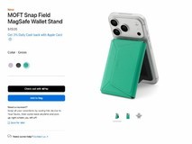 苹果推MOFT Snap Field磁吸卡包支架:一物两用,49.95美元起