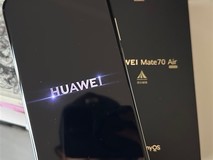 华为Mate70 Air真机曝光:6.9英寸四曲屏配麒麟9020