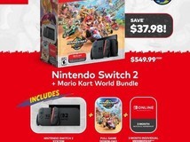 任天堂推Switch 2与马车世界同捆套装,售价549.99美元