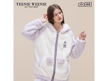 TEENIE WEENIE小熊刺绣加厚睡衣套装